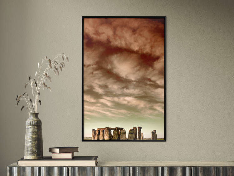 Poster Clouds over Stonehenge - sky landscape with clouds over the stones 129724 additionalImage 4