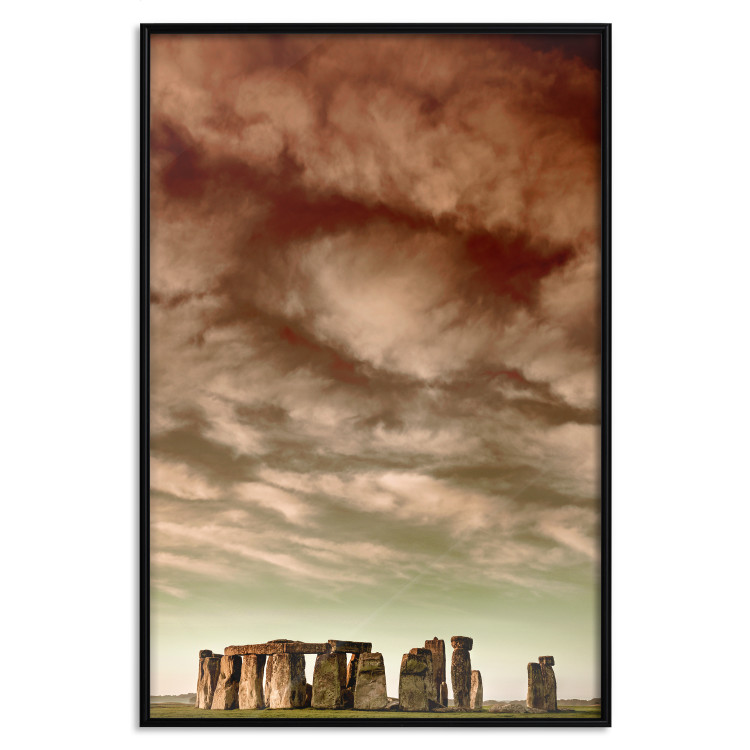 Poster Clouds over Stonehenge - sky landscape with clouds over the stones 129724 additionalImage 16