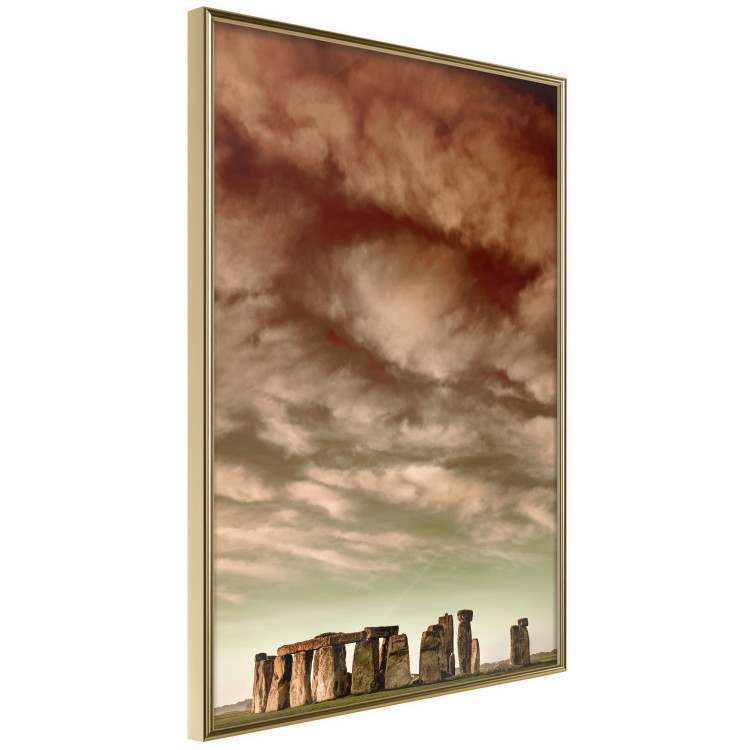 Poster Clouds over Stonehenge - sky landscape with clouds over the stones 129724 additionalImage 12