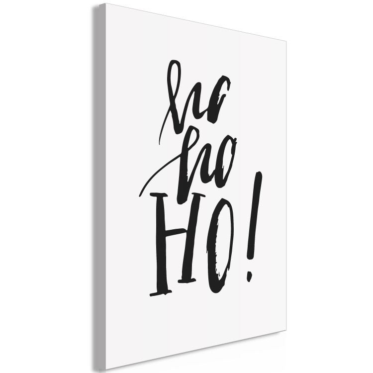 Canvas Ho, ho - winter graphic with an English inscription 130724 additionalImage 2