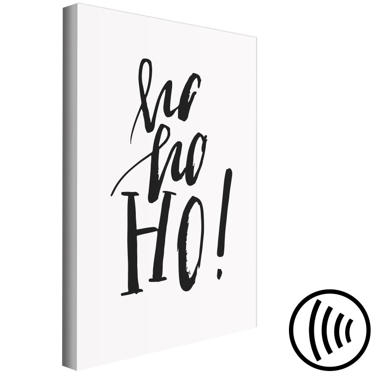 Canvas Ho, ho - winter graphic with an English inscription 130724 additionalImage 6