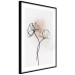 Wall Poster Path to the Sun - plant with a flower on a light background in a line art style 131924 additionalThumb 8