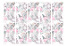 Room Divider Screen Flamingos and Branches II (5-piece) - pink birds and pastel flowers 132524 additionalThumb 3