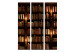 Room Separator Bookshelves (3-piece) - composition with a wooden bookshelf 133424 additionalThumb 3