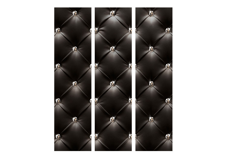 Room Divider Empire of Style (3-piece) - composition in black background and crystals 133524 additionalImage 3