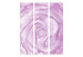 Folding Screen Rose (Pink) - watercolor composition of a romantic purple plant 133924 additionalThumb 3
