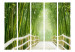 Room Divider Screen Magical Green World II - wooden bridge amidst a bamboo forest 134024 additionalThumb 3