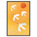 Wall Poster Stork Games - four white flying animals against a yellow sky 135724 additionalThumb 7