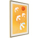 Wall Poster Stork Games - four white flying animals against a yellow sky 135724 additionalThumb 18