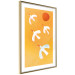 Wall Poster Stork Games - four white flying animals against a yellow sky 135724 additionalThumb 20