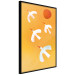 Wall Poster Stork Games - four white flying animals against a yellow sky 135724 additionalThumb 23