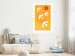 Wall Poster Stork Games - four white flying animals against a yellow sky 135724 additionalThumb 12