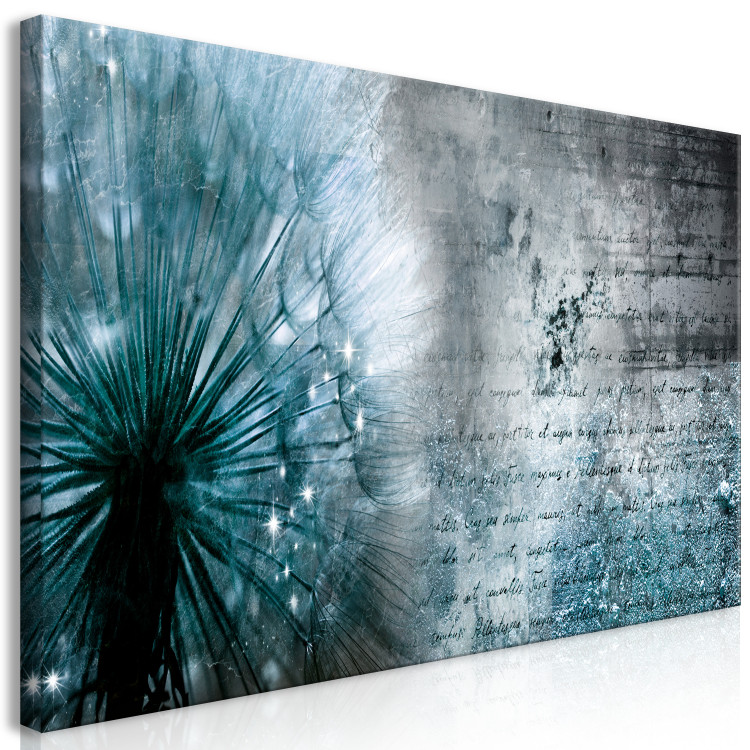 Large canvas print Blue Dandelion II [Large Format] 137624 additionalImage 2
