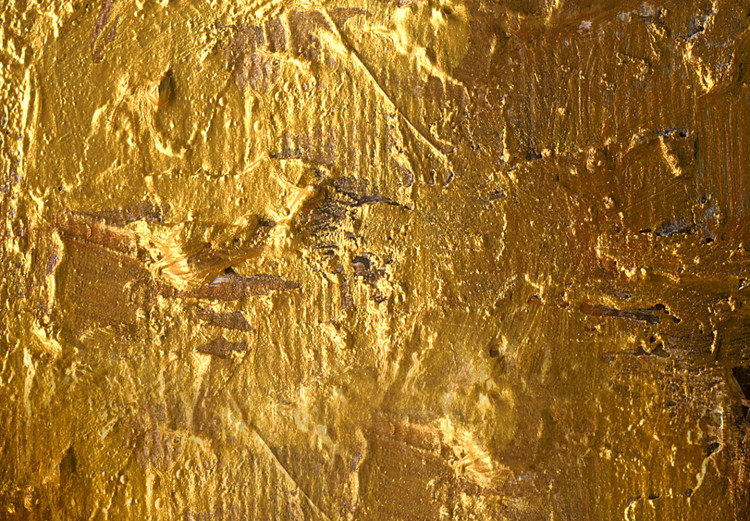 Canvas Golden Structures (1-piece) narrow - elegant modern abstraction 138524 additionalImage 5