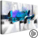 Canvas Art Print Blue Permeation (1-piece) Wide - abstraction with a hint of purple 138624 additionalThumb 6
