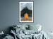 Wall Poster Northern Shore - majestic composition of a yellow cottage against mountains 138724 additionalThumb 5