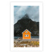 Wall Poster Northern Shore - majestic composition of a yellow cottage against mountains 138724 additionalThumb 19
