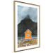 Wall Poster Northern Shore - majestic composition of a yellow cottage against mountains 138724 additionalThumb 10