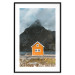 Wall Poster Northern Shore - majestic composition of a yellow cottage against mountains 138724 additionalThumb 26