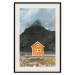 Wall Poster Northern Shore - majestic composition of a yellow cottage against mountains 138724 additionalThumb 18