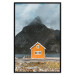 Wall Poster Northern Shore - majestic composition of a yellow cottage against mountains 138724 additionalThumb 25
