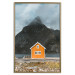 Wall Poster Northern Shore - majestic composition of a yellow cottage against mountains 138724 additionalThumb 21