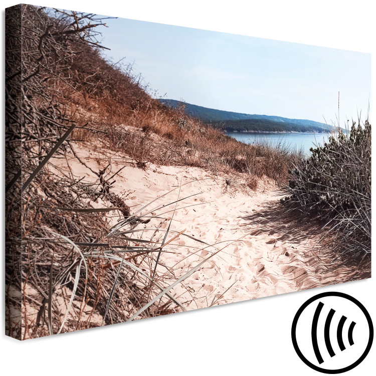 Canvas Print Descent to the Beach - Landscape of the Sea, Vegetation and a Sandy Road 146224 additionalImage 6