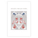 Wall Poster Festive Shapes - Jumping Deer and Blue Holly 148024 additionalThumb 20