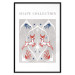 Wall Poster Festive Shapes - Jumping Deer and Blue Holly 148024 additionalThumb 21