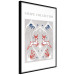 Wall Poster Festive Shapes - Jumping Deer and Blue Holly 148024 additionalThumb 5
