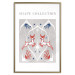 Wall Poster Festive Shapes - Jumping Deer and Blue Holly 148024 additionalThumb 23