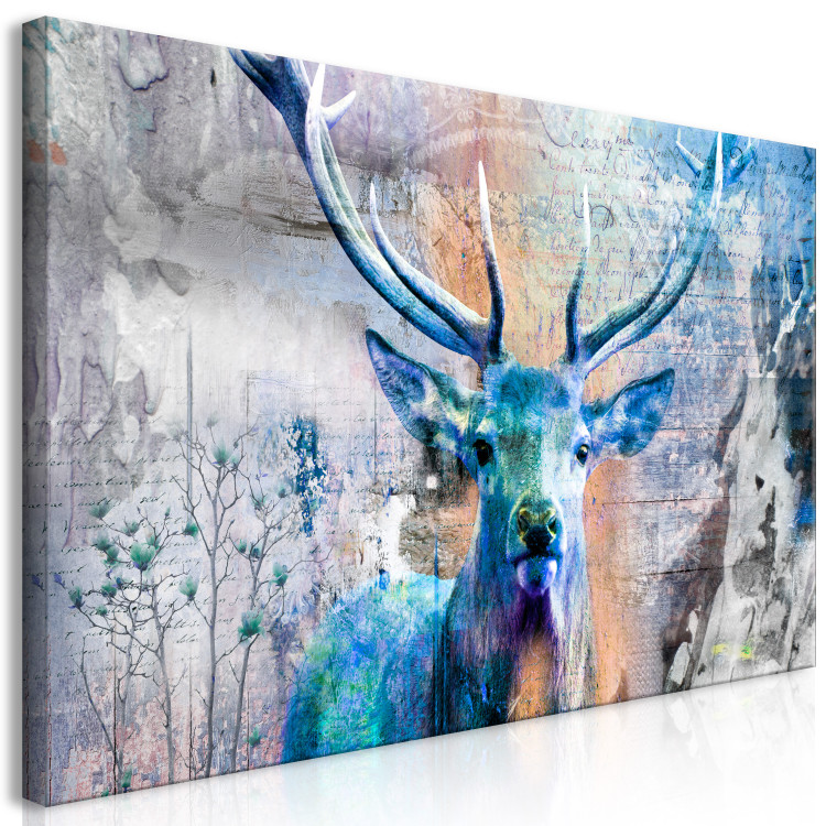 Large canvas print Blue Deer II [Large Format]  149124 additionalImage 2