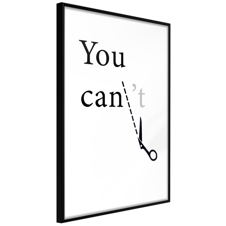 Wall Poster You Can Always Do Everything - Dark Inscription With Graphics on a White Background 149724 additionalImage 4