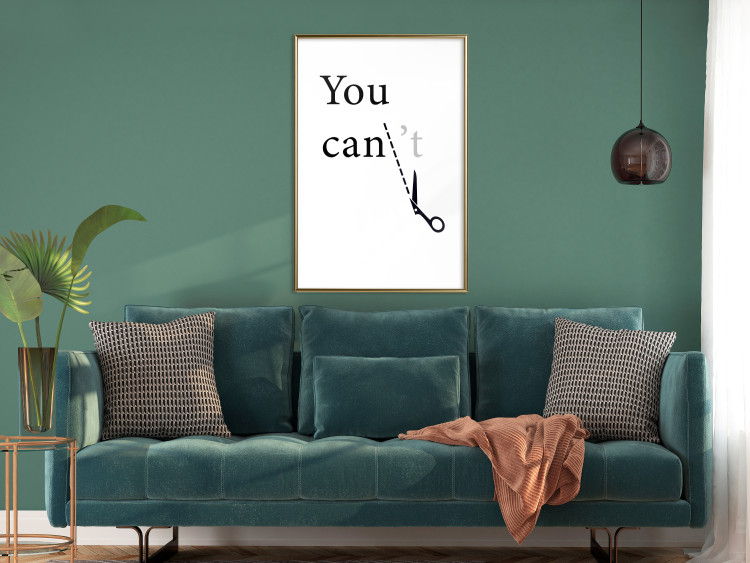 Wall Poster You Can Always Do Everything - Dark Inscription With Graphics on a White Background 149724 additionalImage 14