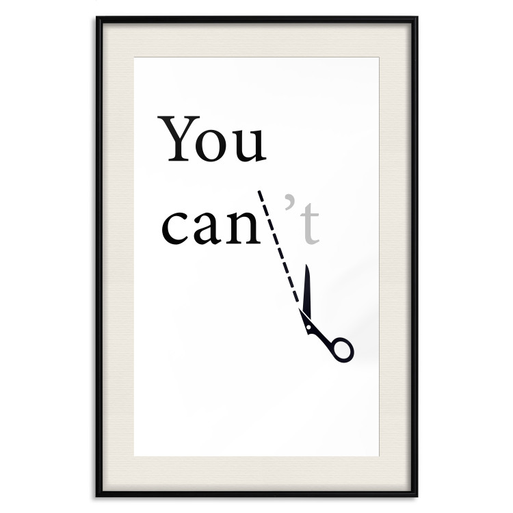 Wall Poster You Can Always Do Everything - Dark Inscription With Graphics on a White Background 149724 additionalImage 25