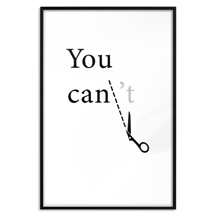 Wall Poster You Can Always Do Everything - Dark Inscription With Graphics on a White Background 149724 additionalImage 24