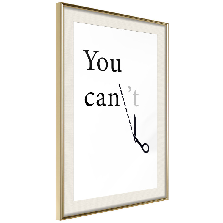 Wall Poster You Can Always Do Everything - Dark Inscription With Graphics on a White Background 149724 additionalImage 11