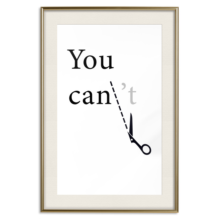 Wall Poster You Can Always Do Everything - Dark Inscription With Graphics on a White Background 149724 additionalImage 27