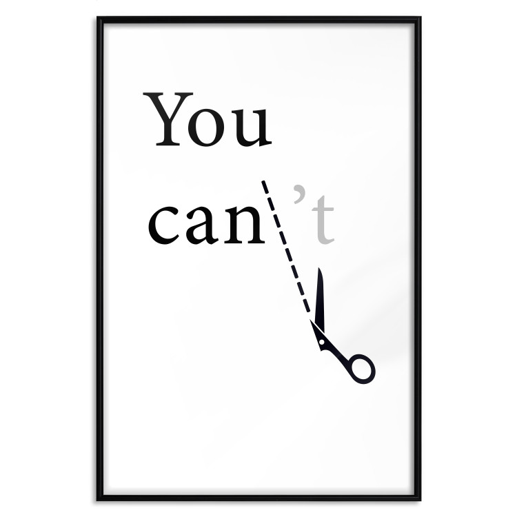 Wall Poster You Can Always Do Everything - Dark Inscription With Graphics on a White Background 149724 additionalImage 21