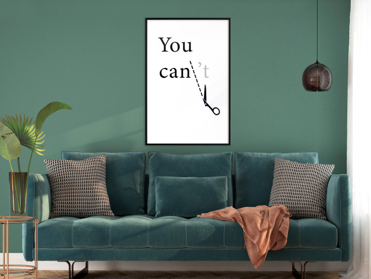 Wall Poster You Can Always Do Everything - Dark Inscription With Graphics on a White Background 149724 additionalImage 13