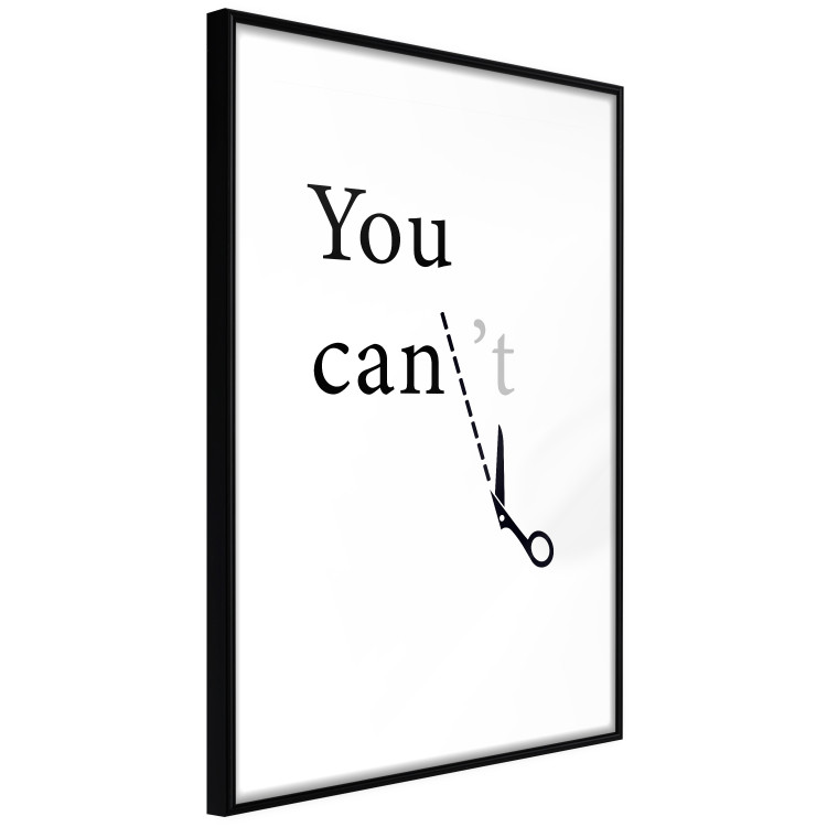 Wall Poster You Can Always Do Everything - Dark Inscription With Graphics on a White Background 149724 additionalImage 9