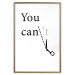 Wall Poster You Can Always Do Everything - Dark Inscription With Graphics on a White Background 149724 additionalThumb 22