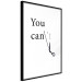 Wall Poster You Can Always Do Everything - Dark Inscription With Graphics on a White Background 149724 additionalThumb 9