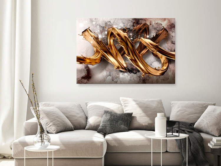 Canvas Metallic Abstraction (1 Part) Wide 150024 additionalImage 3