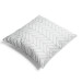 Decorative Velor Pillow Gray Design - A Minimalist Linear Composition on a Light Background 151324 additionalThumb 3