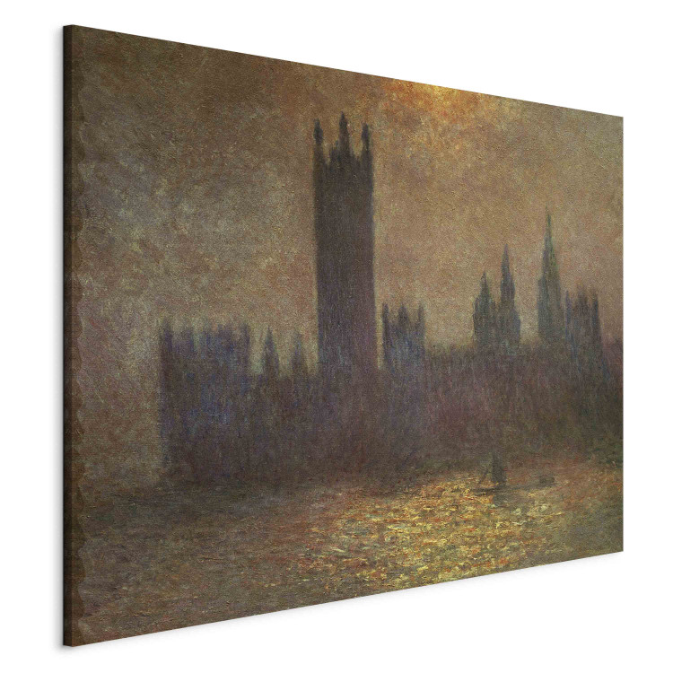 Art Reproduction Londres, le Parlement, Effet de Soleil dans Brouillard (London, das Parlament, Sonne im Nebel) 153324 additionalImage 2