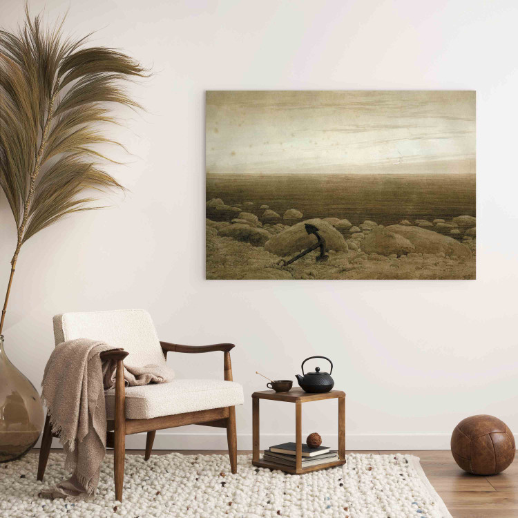 Reproduction Painting Stony beach with anchor and crescent moon 157024 additionalImage 5