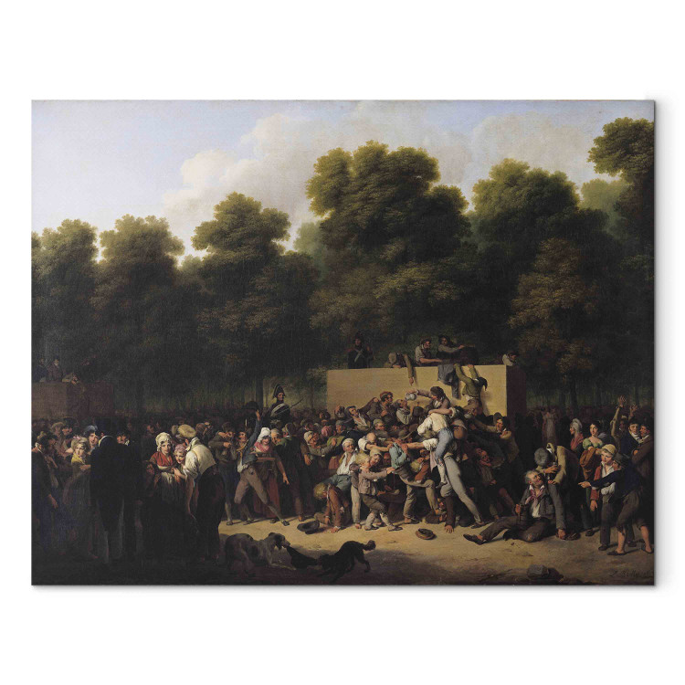 Reproduction Painting The Distribution of Food and Wine on the Champs-Elysees 157224