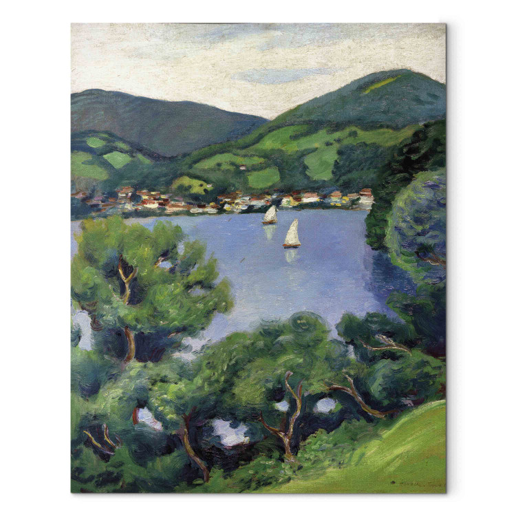 Art Reproduction View of Lake Tegern 157324