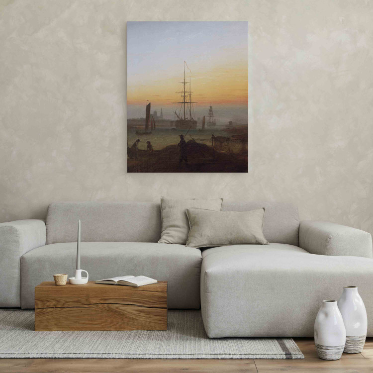 Reproduction Painting The harbour of Greifswald 157524 additionalImage 3